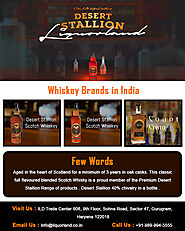 Whiskey Brands in India | Liquorland