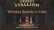 Whiskey Brands in India