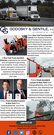 Find A Truck Accident Attorney In New York