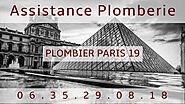 Plombier Paris 19 - Artisan Dépannage - Déplacement 39€