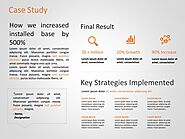 Marketing Case Study Template 4 | Case Study PowerPoint Templates | SlideUpLift