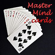 Magician's Master Mind Card Prediction Mentalism On Jumbo Size Cards Magic Trick