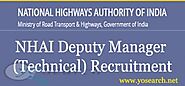 NHAI Deputy Manager Recruitment 2020