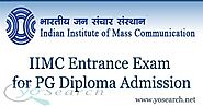 IIMC Entrance Exam 2020 for PG Diploma Admission