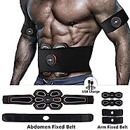MBODY ABS Muscle Toner Abdominal Toning Workout Belt Body Training Gear Fitness Equipment Full Set for Abdomen/Arm/Le...