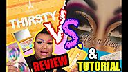 JEFFREE STAR THIRSTY PALETTE VS. MANNY MUA LIFE'S A DRAG PALETTE (REVIEW & TUTORIAL!)