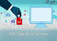 PDF Data Entry Services