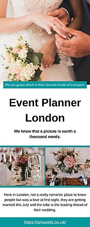 Event Planner London by amorettiweddings