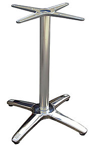 Econox 304 Stainless Steel Clad Outdoor Table Bases - Bistro Tables & Bases