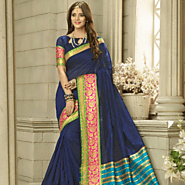 Designer Saree is the most loved cultural dress of India.