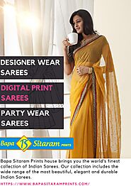 Designer Wear Sarees in Surat by sareeswholesaler