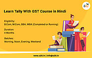 Learn Tally With GST Course in Hindi