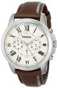 Fossil FS4735 Grant Brown Leather Watch
