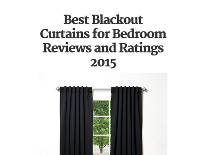 Best Blackout Curtains For Bedroom Ratings And Reviews 2019 A
