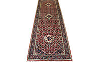 Buy 10 ft. Runner Traditional Rugs Red / Dk. Blue Fine Hand Knotted Wool Area Rug - MR1014 | Monarch Rugs
