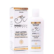 Fast Acting Pain Relief Cream 4oz - MindBodyMatrix