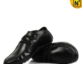 Mens Leather Gommino Loafers CW709063 - cwmalls.com