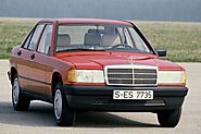 Mercedes 190D From 1988 on the Autobahn + Video -