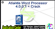 Atlantis Word Processor 4.0.0.1 With Crack Latest Download