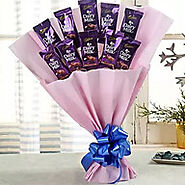 Diary Milk Chocolate Bouquet - Indiagift.in