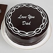 Father's Day Chocolate Cream Cake - Indiagift.in