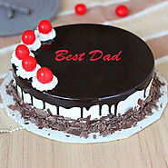 Best Dad Cherry Bomb Black Forest Cake