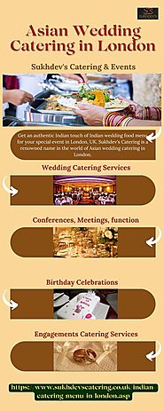 Top Leading Asian Wedding Catering in London