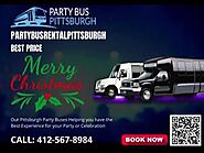 Pittsburgh Party Bus Rental for Christmas Lights Tour