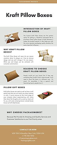 Kraft Pillow Boxes