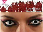 Halloween special contact lenses are only £5
