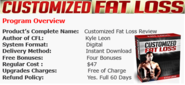 Customized Fat Loss Review