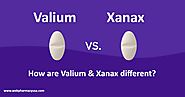 How are Valium & Xanax different? Valium Vs. Xanax