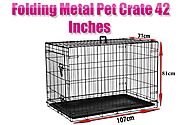 Large Dog Crate 107cm Dog Cage 42" - Paktec Store