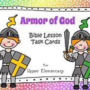 Armor of God - Bible Lesson Task Cards for Upper Elementary