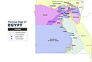 Egypt Map - Political