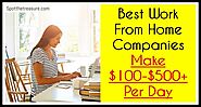 Find best Work From Home Companies Online to Earn Extra CASH!