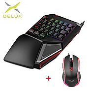 Delux T9 PLUS Mini Mechanical Keyboard & Mouse Combo | Shop For Gamers