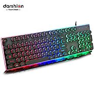 DARSHION M800 104 Keys Steampunk Retro Keyboard | Shop For Gamers