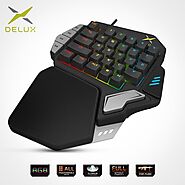 Delux T9X Single-handed Mechanical Gaming Keypad | Shop For Gamers