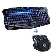 Ninth World M200 Tri-Color USB Wired LED Keyboard | Shop For Gamers