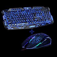 M200 Purple/Blue/Red LED Breathing Backlight Keyboard | Shop For Gamers