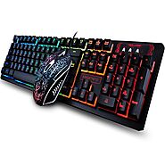 K-13 104 Keys Gaming Keyboard Rainbow LED Backlit | Shop For Gamers