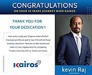 Kairos Technologies Inc on LinkedIn: #kairostech #10years #congratulations | 16 comments