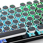 Steampunk Typewriter Keycaps Mechanical Keyboard | Shop For Gamers