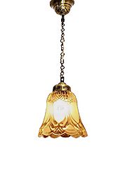 Antique Metal Ceiling Hanging Light in 1 Lamp , Multicolour – Antiques Market