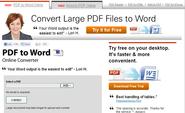 Convert PDF to Word Free Online