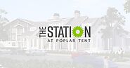 Pet-friendly apartments for rent at The Station at Poplar Tent.