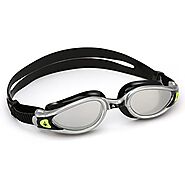 Aqua Sphere Kaiman Exo Ladies Mirrored Lens Swimming Goggles - Silver/Black