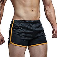 AIMPACT Men's Running Shorts Breathing Athletic Gym Mesh Shorts for Men