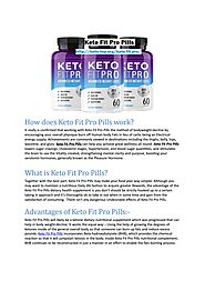 Keto Fit Pro Pills by jameschrist522 - Issuu